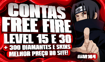 [MELHOR PREÇO!] CONTAS COM 500 DIMAS REI CAVEIRA LV 15 E 30 + 1 BRINDE