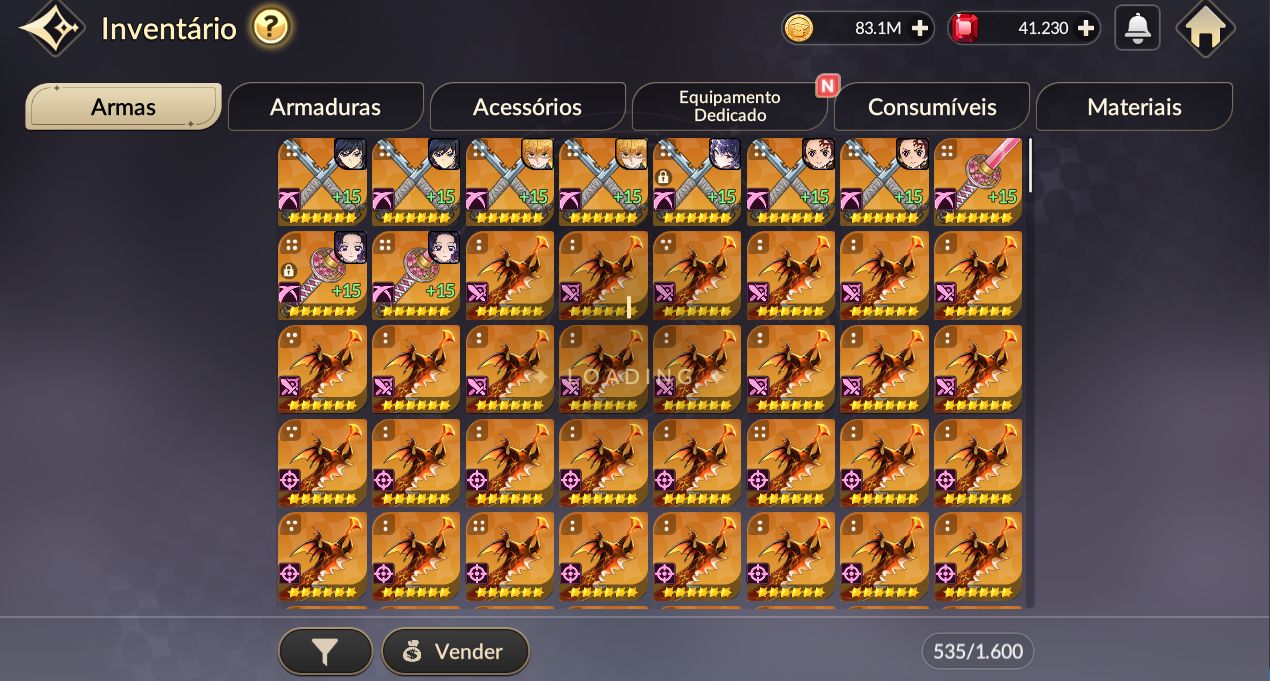 Conta Seven Knight REBIRTH 40.000 Rubis | Server NA + Collab T6