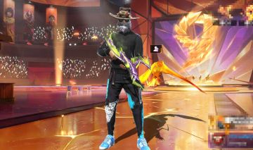 PRA SAIR LOGO: CONTA DE FREEFIRE COM STEAMPUNK E ANGELICAL AZUL