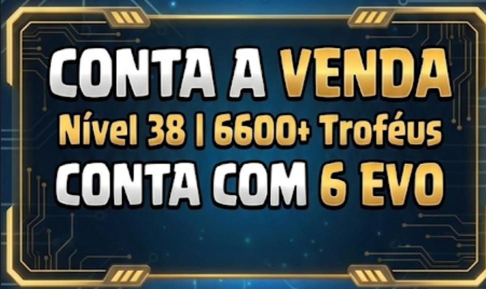 Conta Clash Royale boa pra quem quiser pegar arena lendária rapido