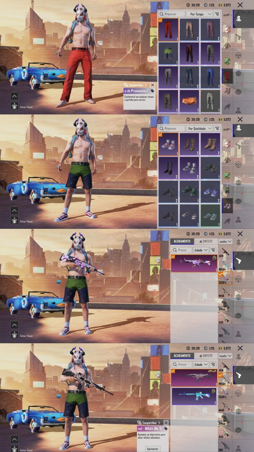 CONTA PUBG MOBILE DE 8 ANOS COM SKINS DO NARUTO (FULL ACESSO)