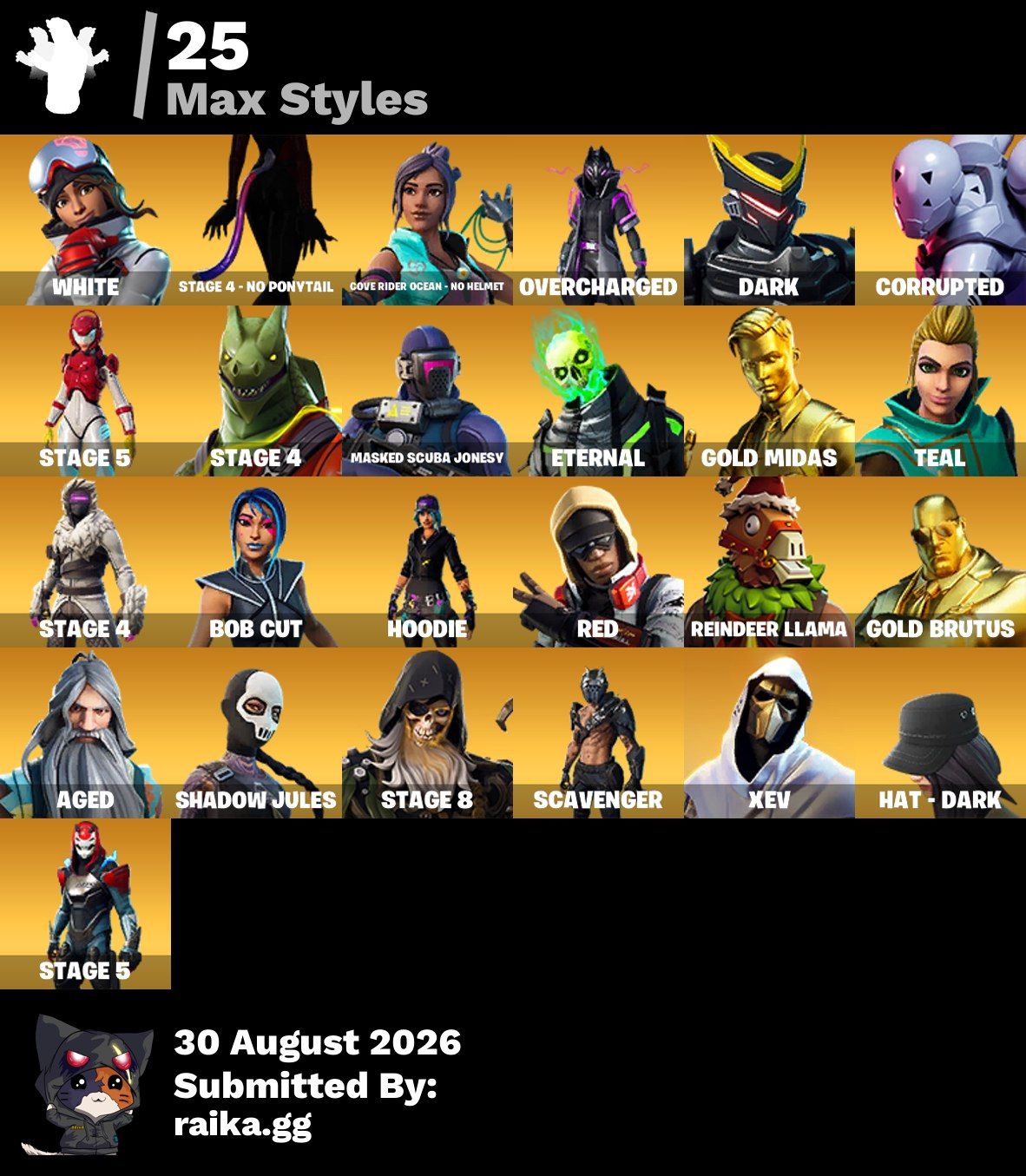 Conta Fortnite rara e completa | 120 skins | Fundadores STW | Reflex, Fixer