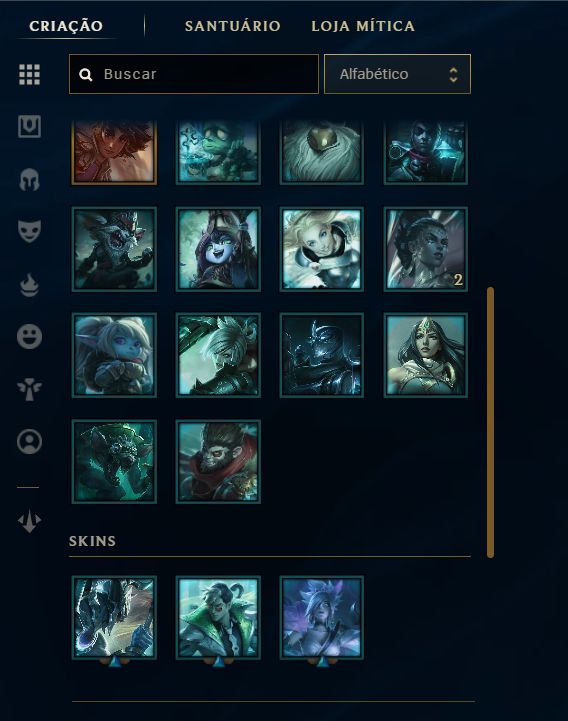 Conta Lol e vava junto