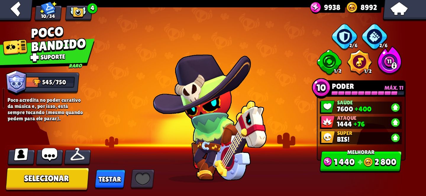 CONTA BRAWL STARS COM 16.485 TROFÉUS | 47 BRAWLERS | 80 GEMAS | 9K MOEDAS | ETC