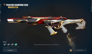 Conta | Phantom + Leque Champions 2026 (Ed. Limitada) | 9 Skins | Ouro