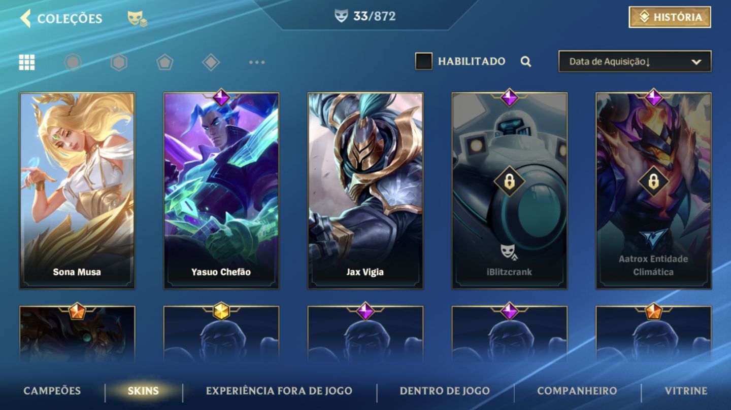 Conta Wild Rift Skins Fadinhas com um Passe