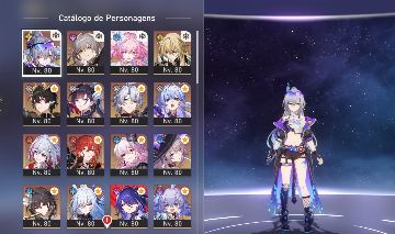 CONTA HONKAI STAR RAIL COM 36 T5 ENDGAME NÍVEL 70