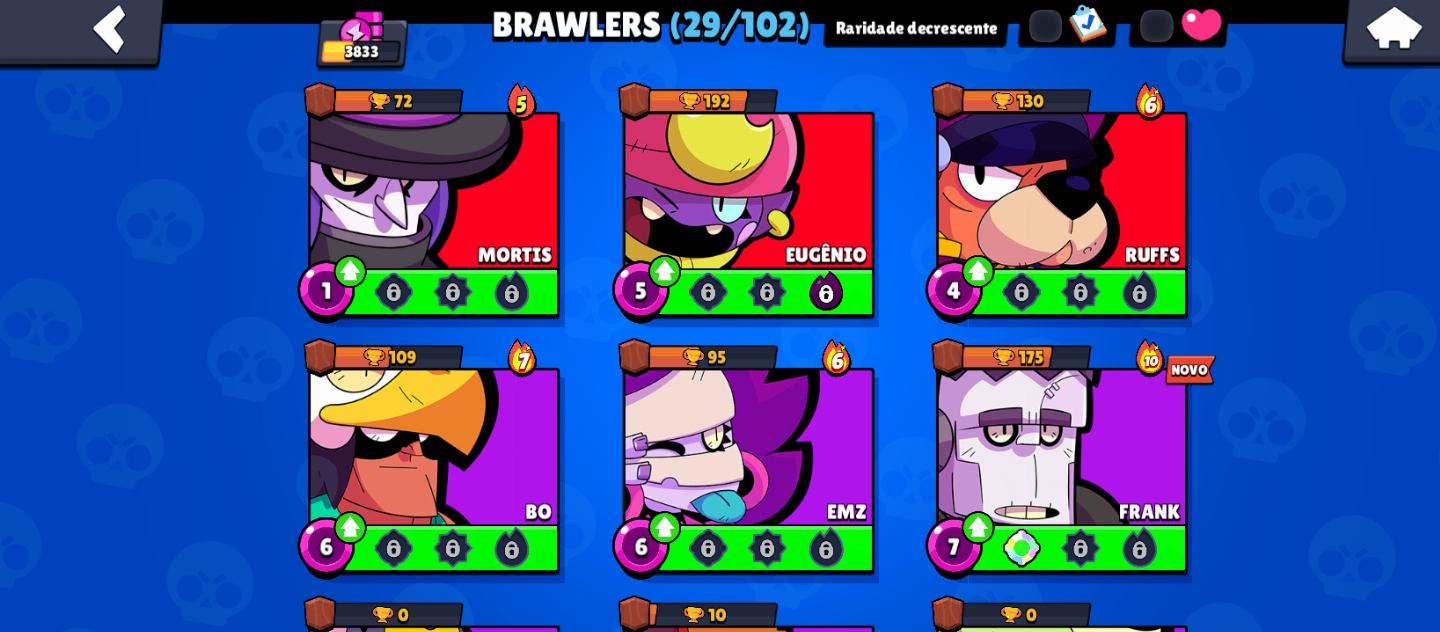 Brawl Stars Brawlers Conta em promoção
