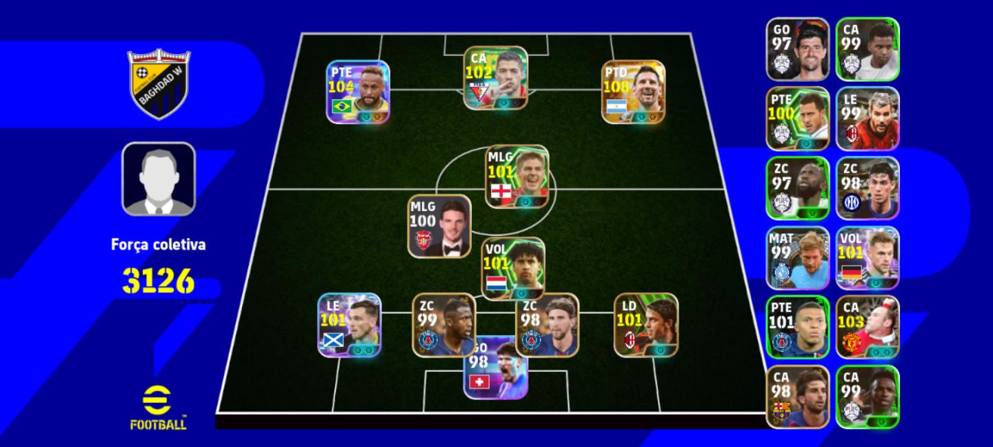 Conta de efootball