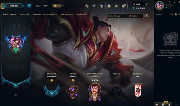 Conta LoL BR Lv 367 | 307 Skins | 2 Ultimate | Platina