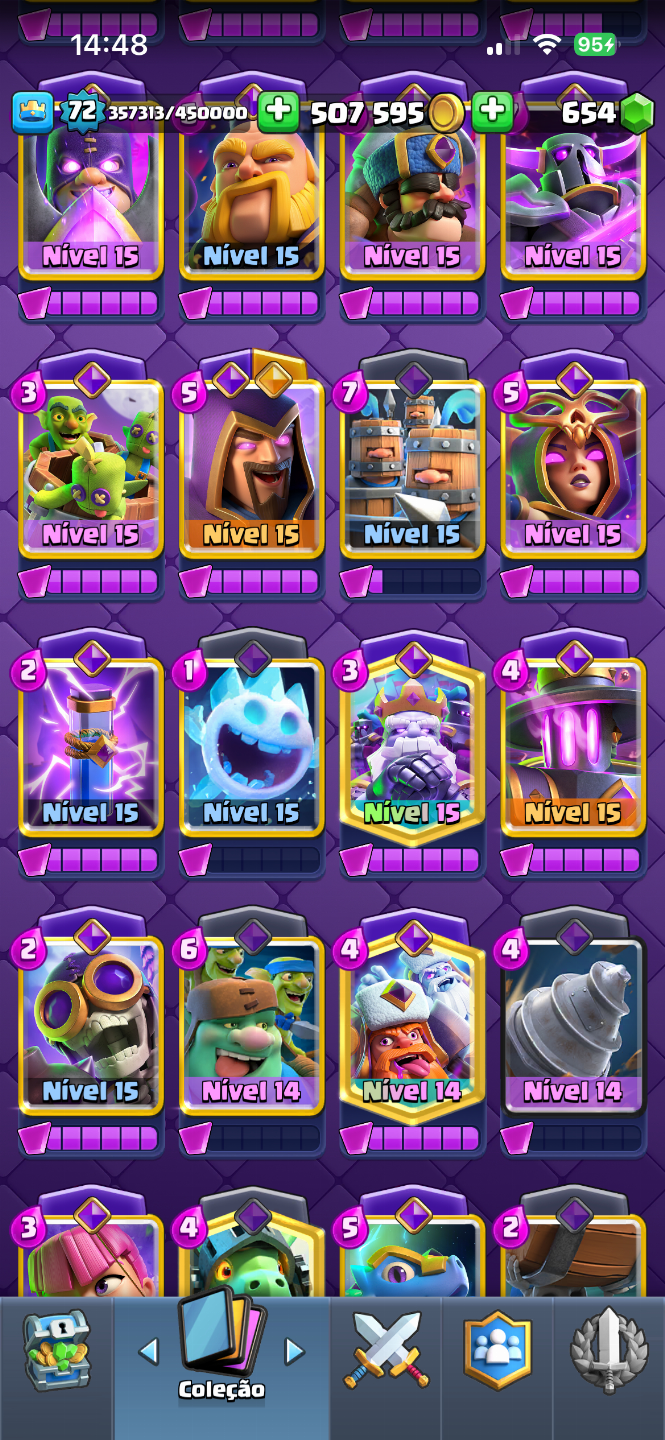 CONTA CLASH ROYALE NÍVEL 72 - PROMOÇÃO!