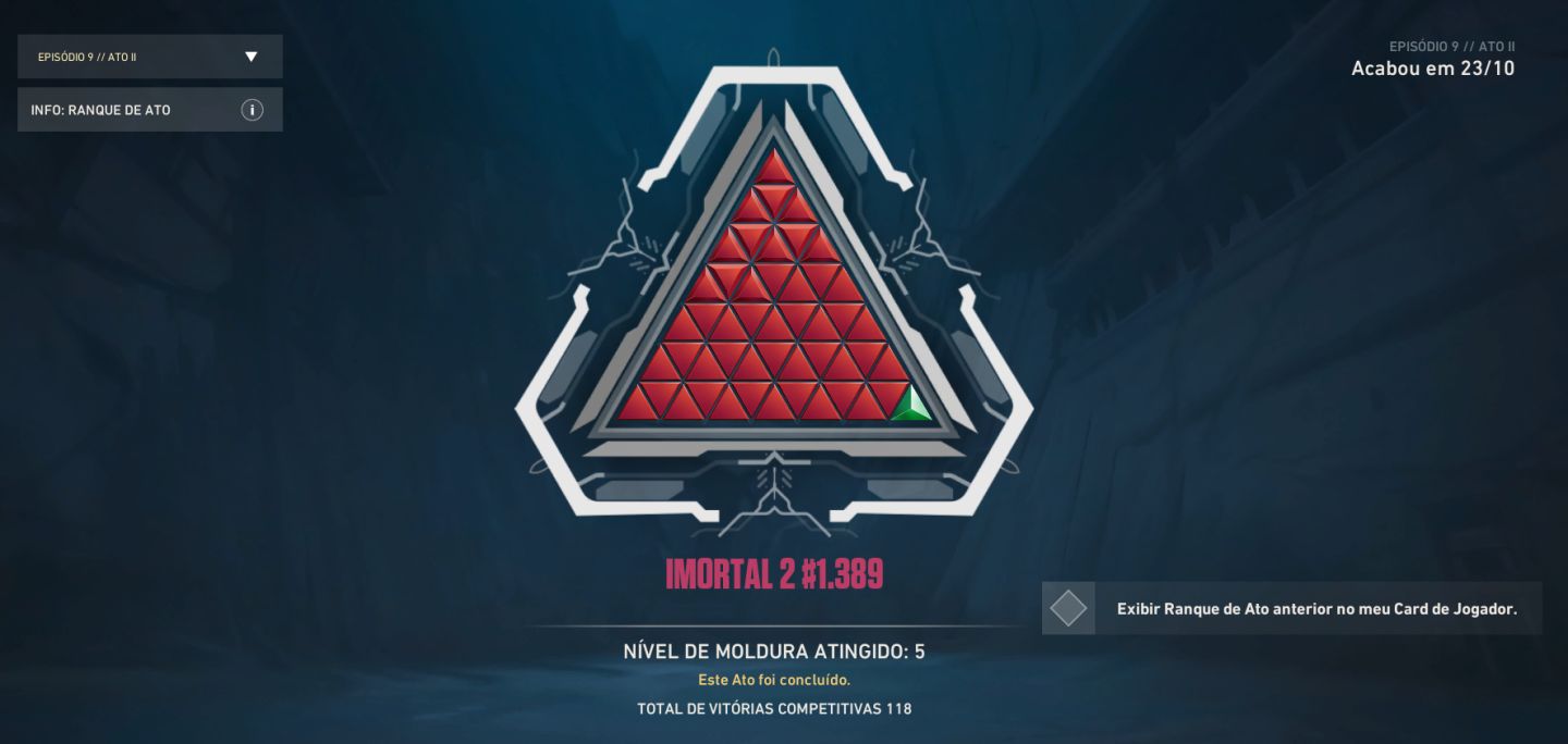 CONTA DE VALORANT ELO ATUAL ESMERALDA