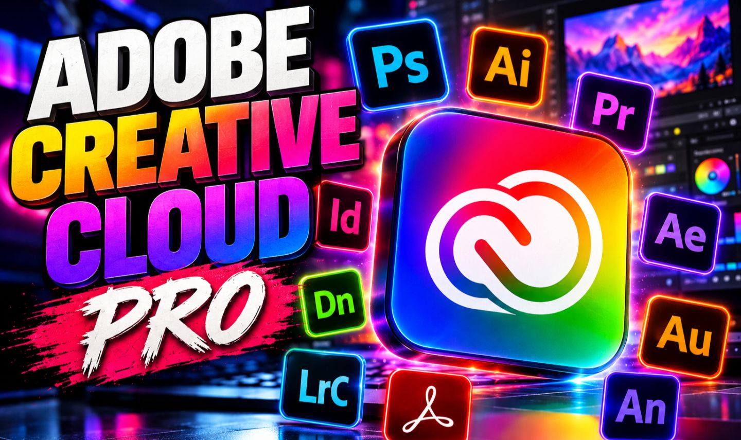 Adobe creative cloud pro - conta privada 7 dias