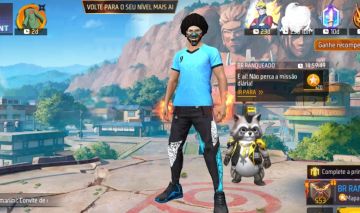 Conta free fire com angelical