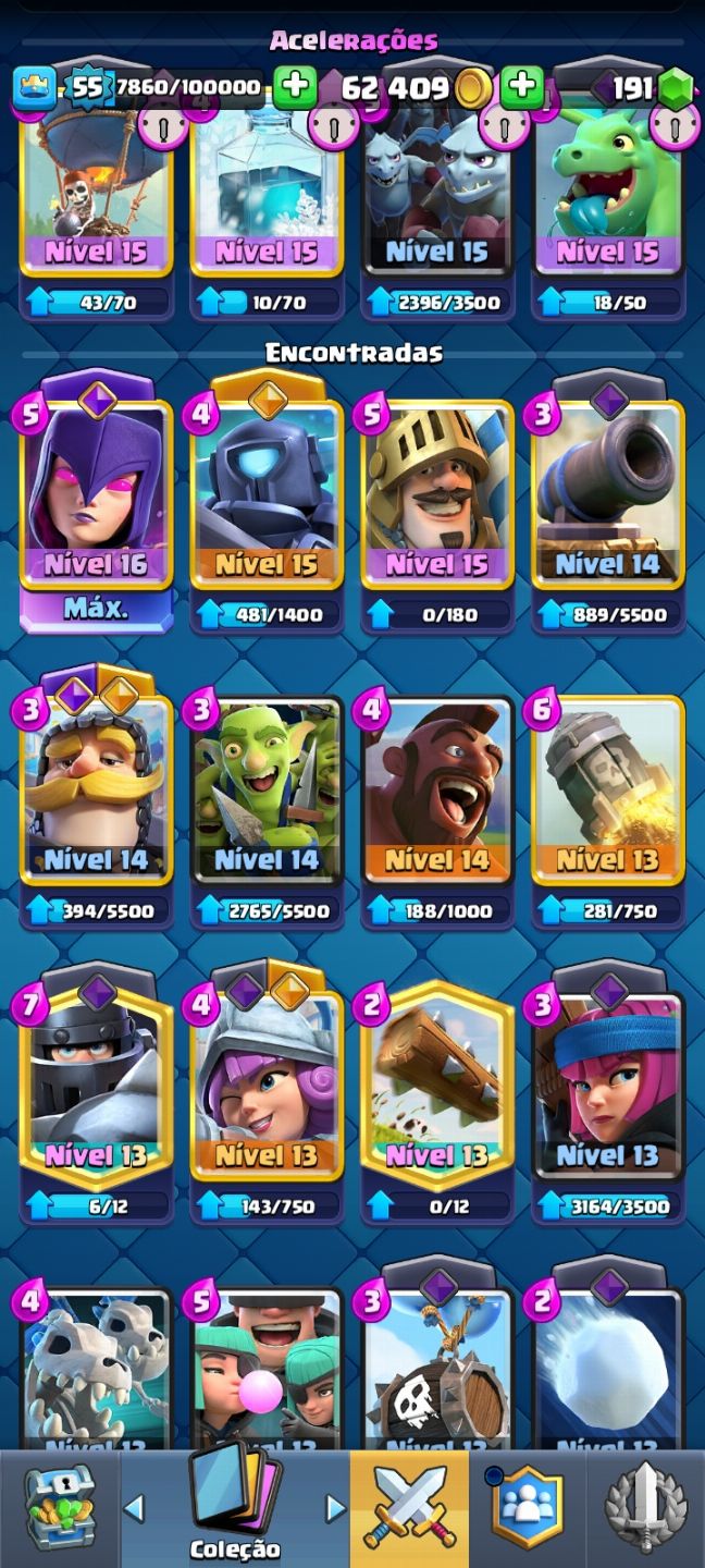 Conta Clash Royale 10590 troféus leia a descrição