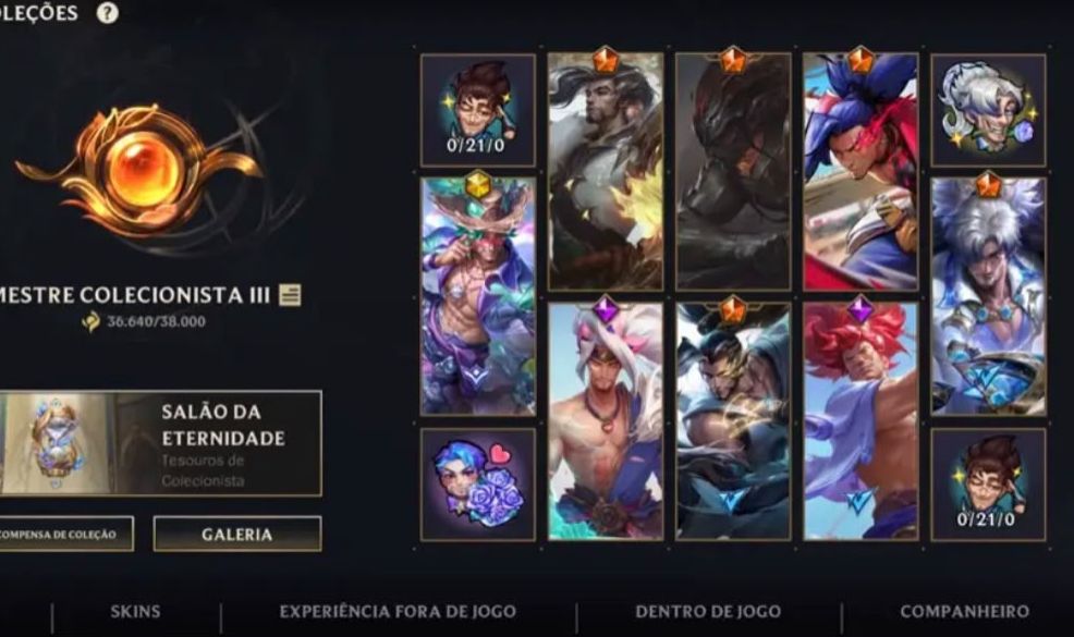 Conta Premium 178 Skins main yasuo