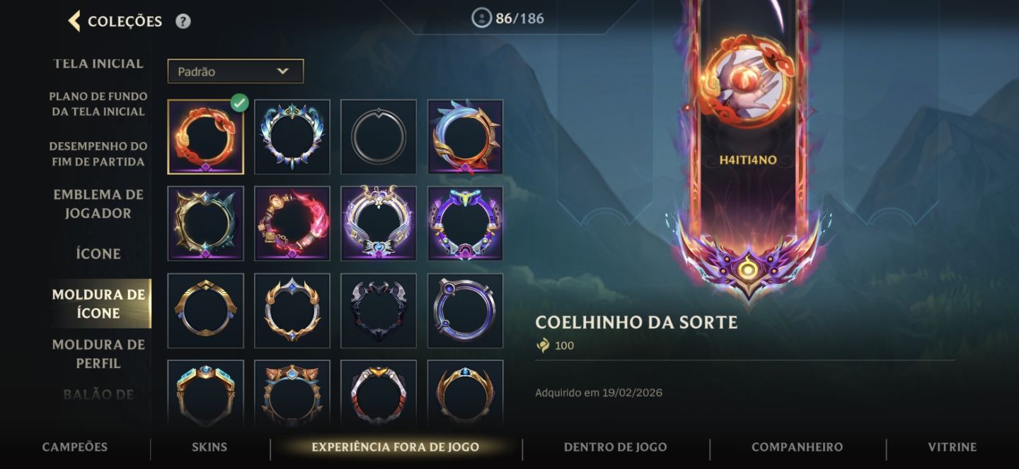 CONTA PREMIUM DE WILD RIFT