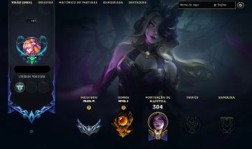 Conta C/ MMR BUFADO PRTA 4 GANHANDO 33 Skin Akali KDA Prestigio