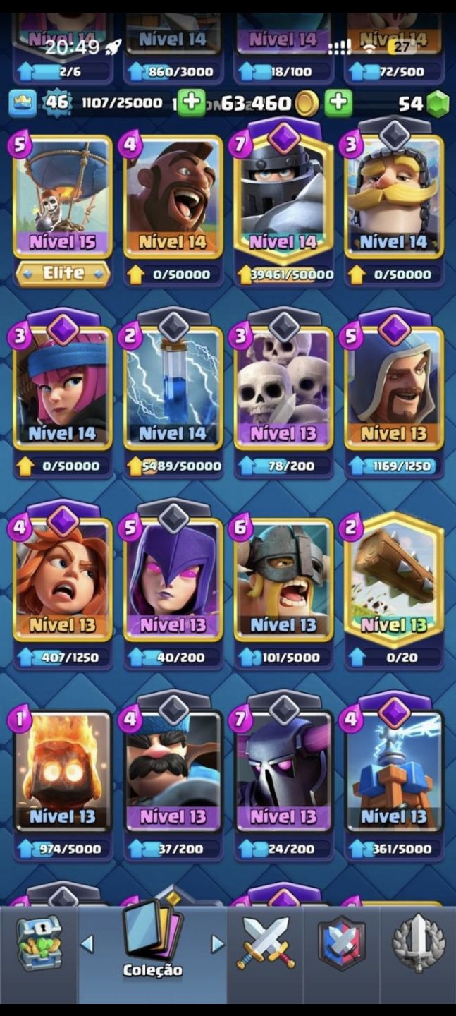 Conta de Clash arena 23 full
