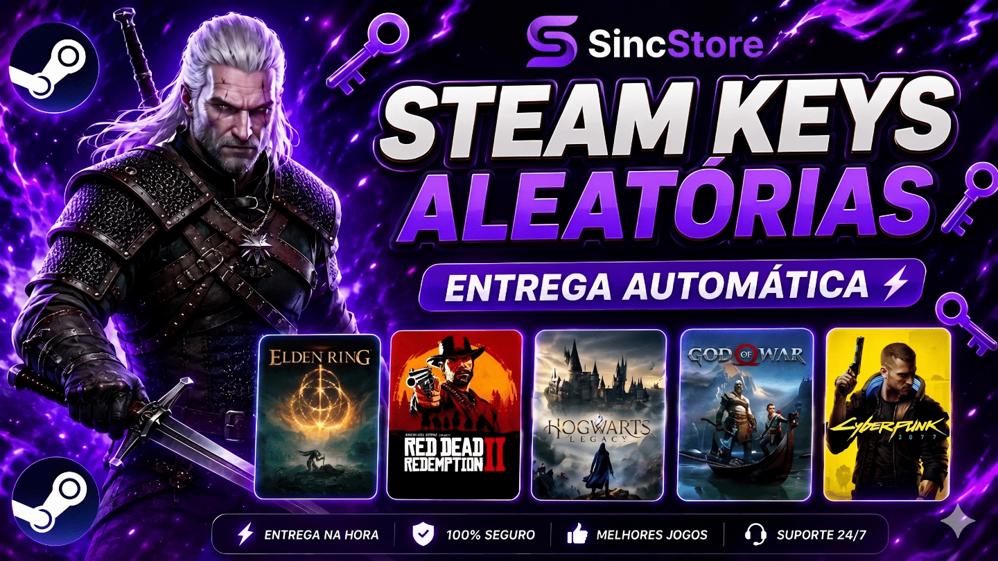 [STEAM KEYS] COMPRE 1 LEVE 2 + KEYS ALEATÓRIAS PLATINAS