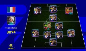 CONTA EFOOTBALL COM PACK DA SELEÇÃO FRANCESA | GERRARD | YAMAL | MESSI