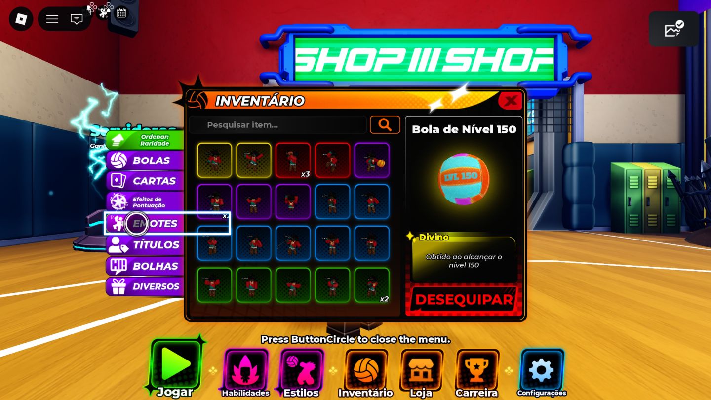 Conta Roblox voleybal legends com 2 OGS e 10k robux gastos