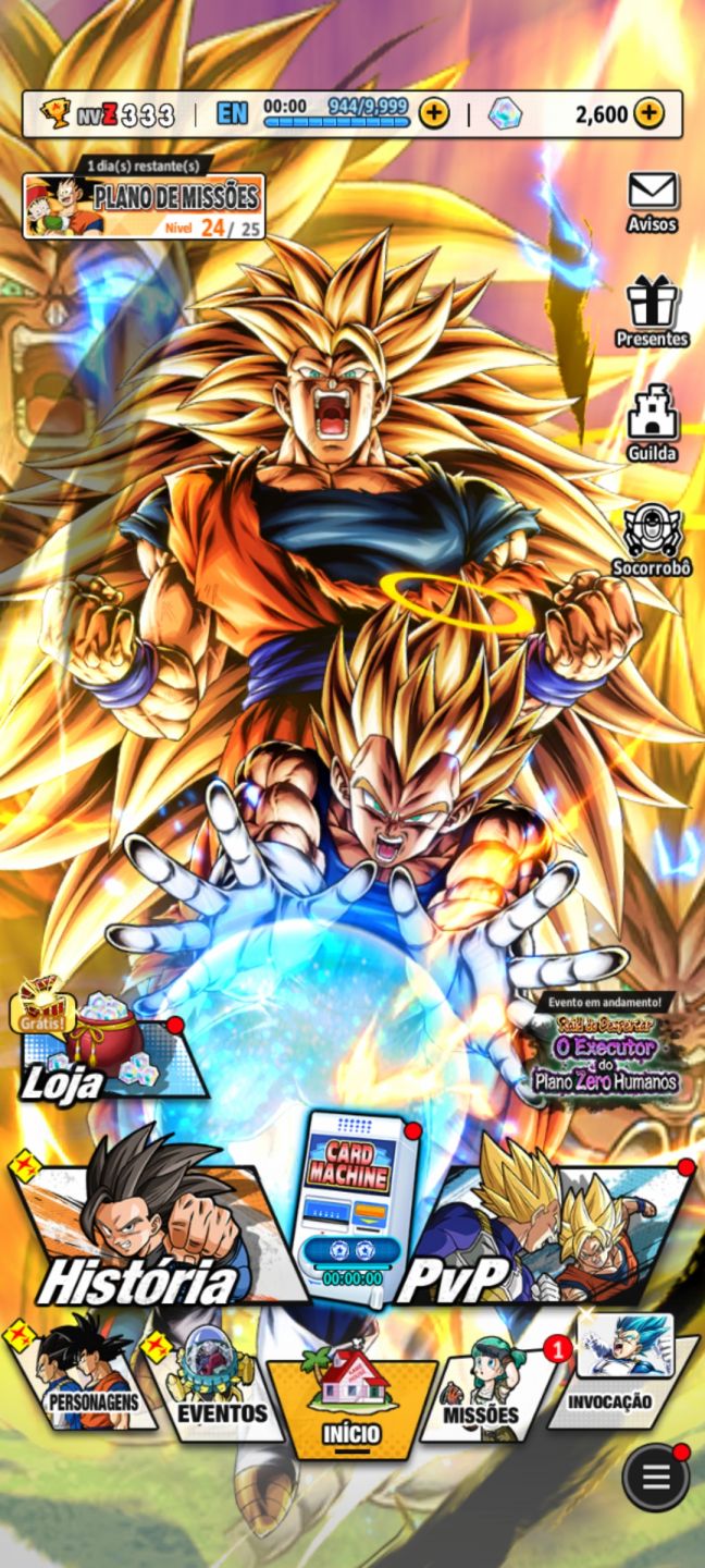 Conta de DB Legend com vários Ultras,LF,LR e equipamentos Godlys... Nível 320!!!