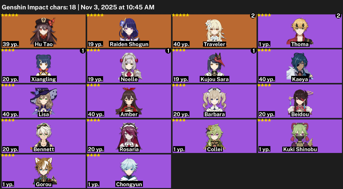 EMAIL/ANIVER LIVRE\AMERICA+HU TAO+RAIDEN+19.9K GEMAS+18 GIROS