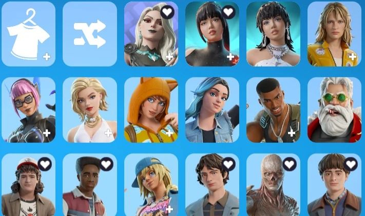 CONTA FORTNITE PROMOÇÃO +90 SKINS + RENEGADE RAIDER.