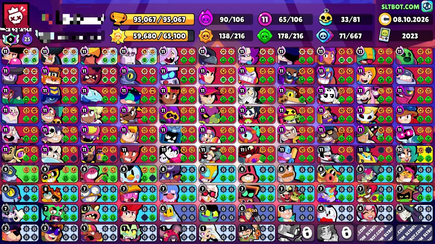 CONTA BRAWL STARS 95K TROFEUS / MUITO BOA / 419 SKINS
