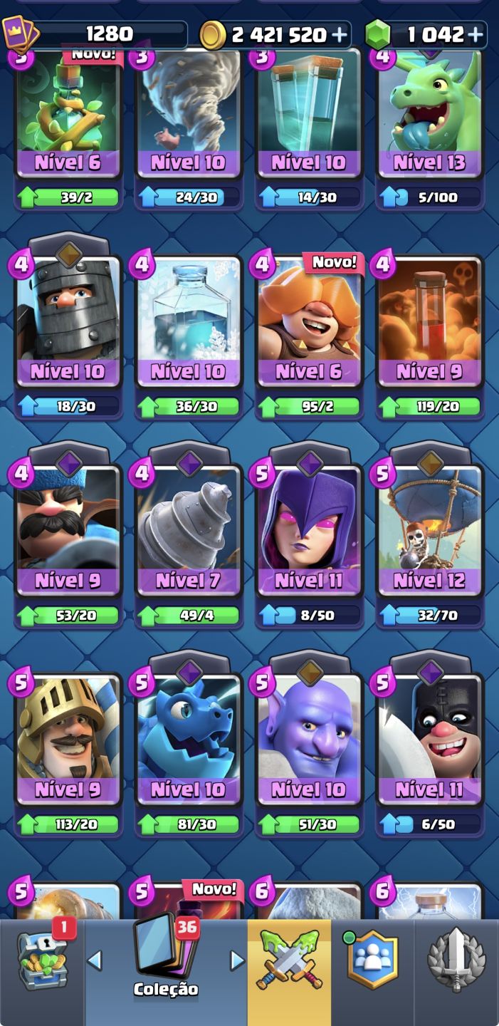 Conta Clash Royale 10k troféus