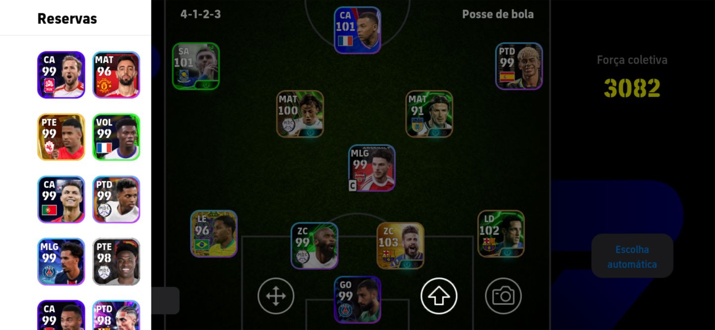 CONTA EFOOTBOL TOP MAIS COISAS NA FOTO