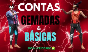 CONTAS FF GEMADAS E BASICAS, LEIA DESCRIÇÃO DO ANÚNCIO É IMPORTANTE!!!