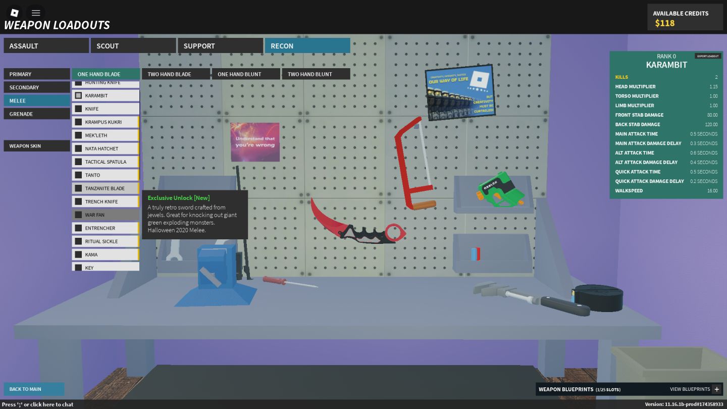 CONTA DE PHANTOM FORCES LVL 116 COM C7A2 E MAIS PREBUYS!