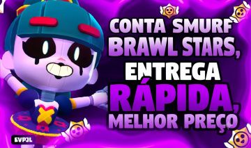 Conta smurf Brawl stars | 2500 troféus | Entrega rápida |