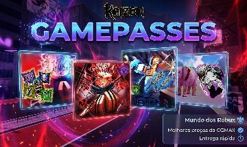 KAIZEN GAMEPASS GP PACOTES MALDIÇÕES RIKA MONTARIAS JUJUTSU KAISEN GAMEPASSES GP