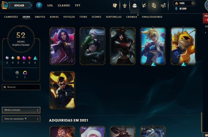 Conta Platina 4 League of Legends