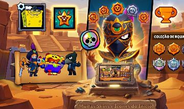 CONTA BRAWL STARS 53 BRAWLERS 14K TROFÉUS QUASE 15K (CONTA RARA CRIADA NO BETA)