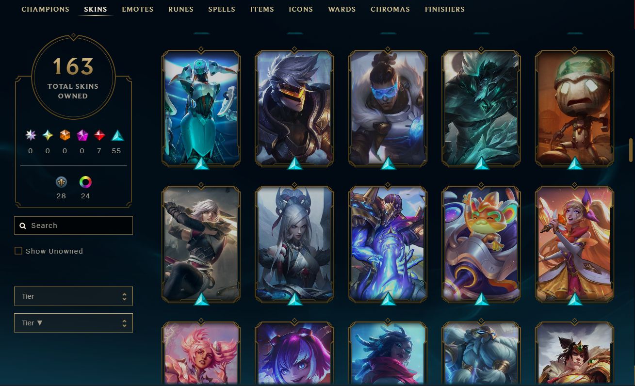 Conta Esmeralda 4 66% Winrate HANDLVL TODOS OS CHAMPIONS