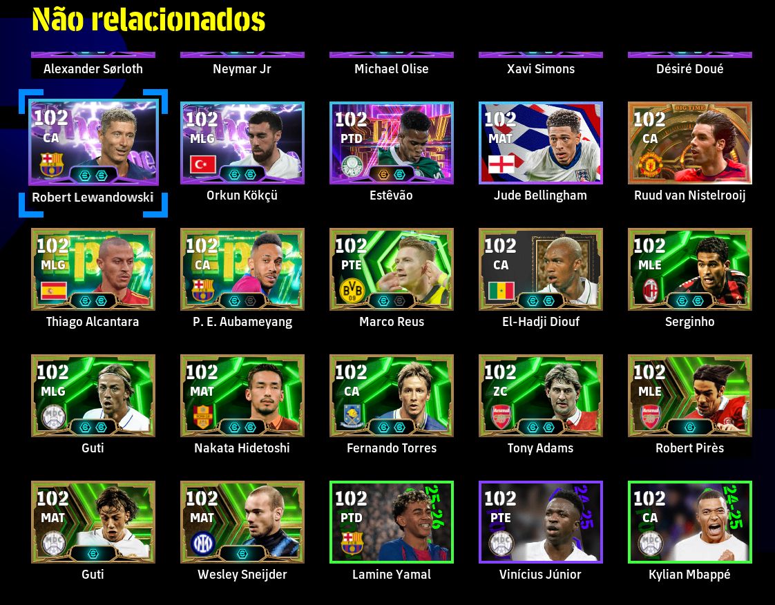 CONTA EFOOTBALL PC / MOBILE CHEIO DE EPICOS E BIG TIME SHOW TIME !!
