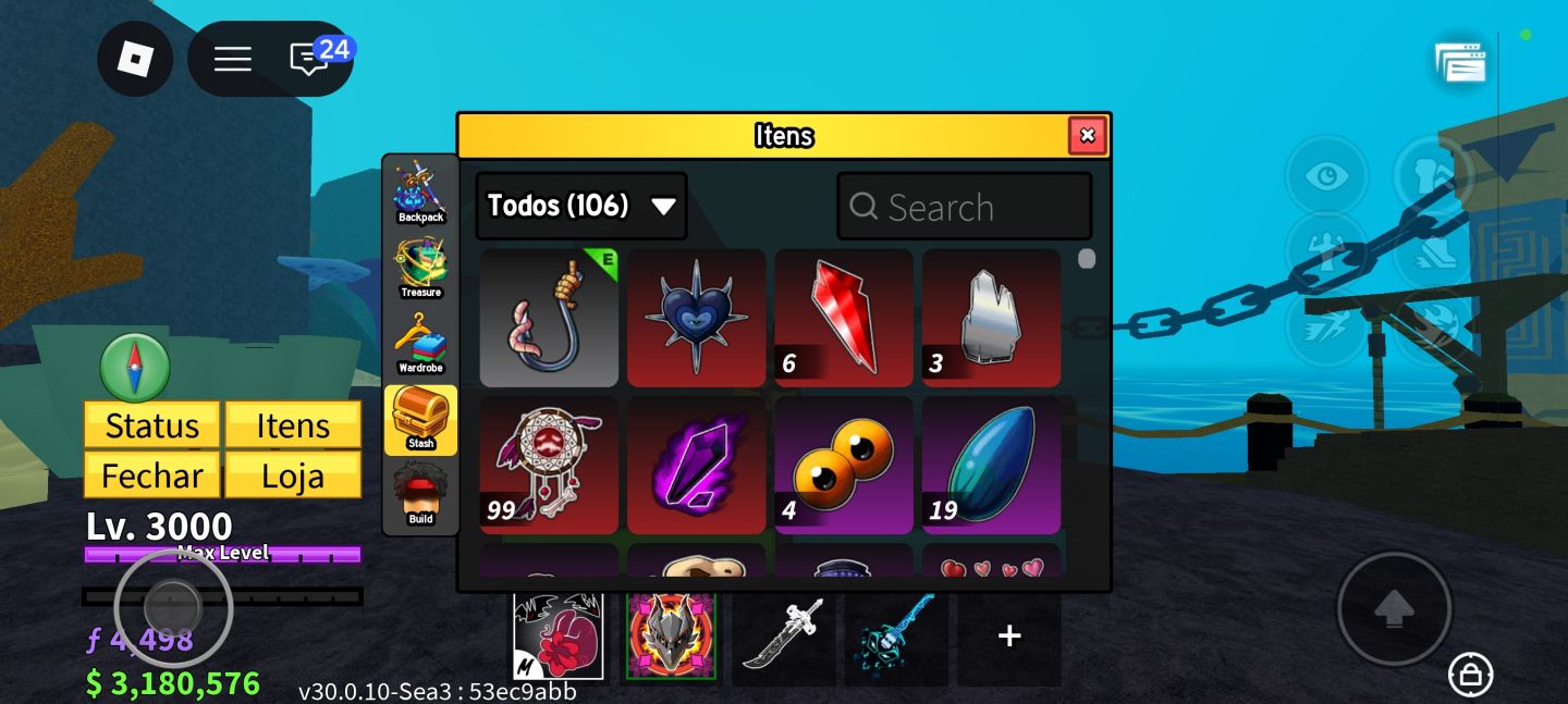 CONTA DE ROBLOX FOCADA EM VÁRIOS PRINCIPAL BLOX FRUITS!