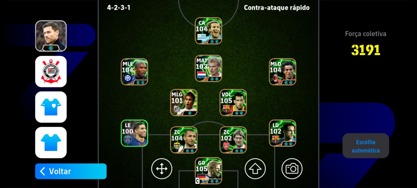 Conta efootball para divisão 3190