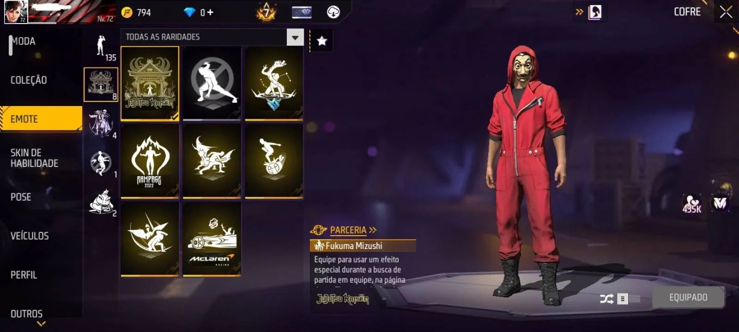CONTA RARA FREE FIRE (LEIA DESCRIÇÃO)