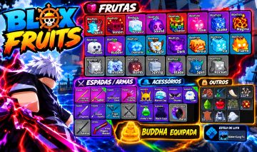 CONTA BLOX FRUITS | VENOM + SPIRIT + BUDDHA + ITENS