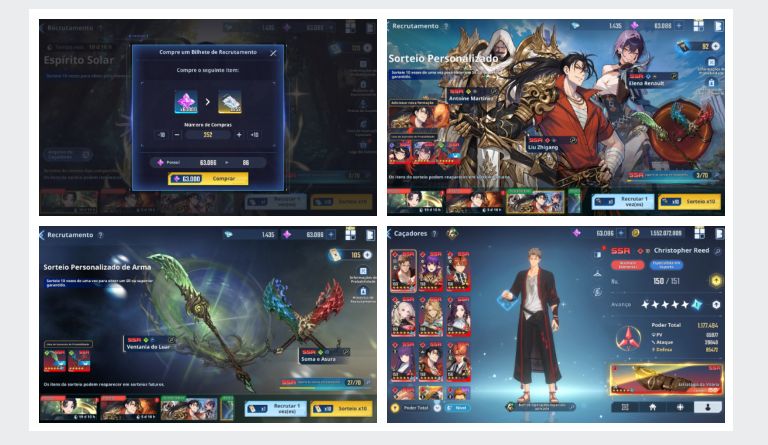 Solo Leveling:ARISe CONTA END GAME CATEGORIA 116