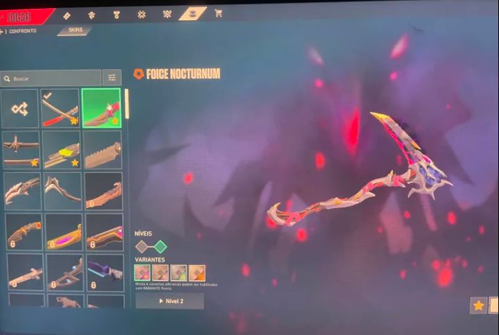 CONTA VALORANT MUITAS SKINS