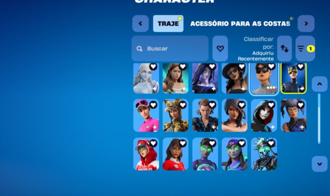 Conta fortnite com Mulher gato, Ramirez e mais algumas skins tryhard