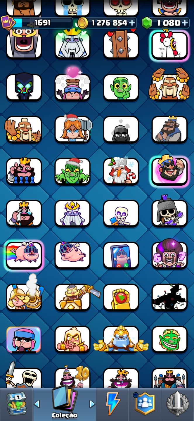 Conta clash royale 13200 trofeus