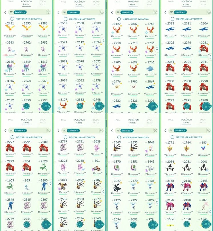 CONTA POKEMON GO LEVEL 50 | 106 LENDARIO | 50 BRILHANTE | MEWTWO IV 100