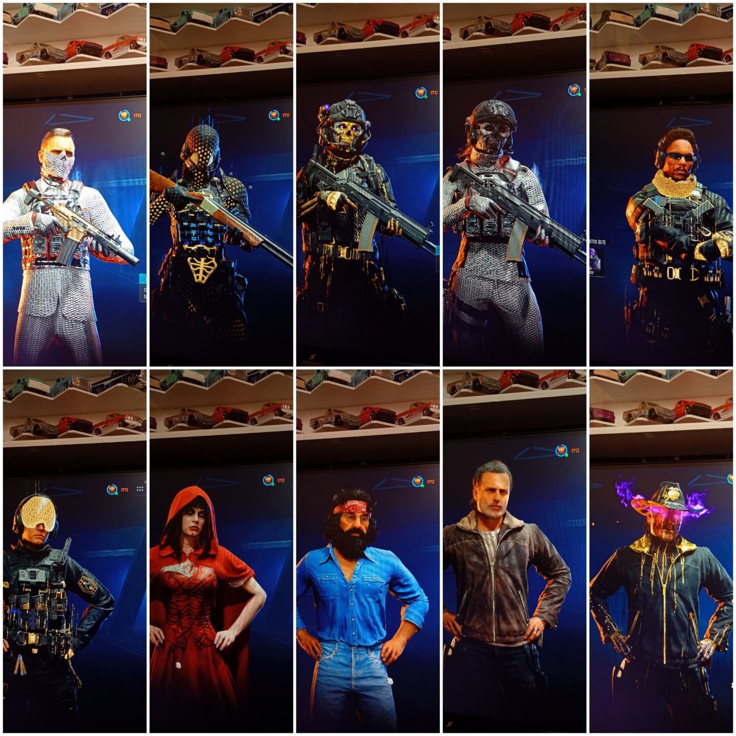 Conta de warzone com skin que são procuradas, Palhaço sinistro,Snoop Dogg, Izzy